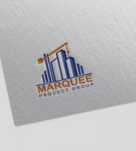 marquee project group logo design